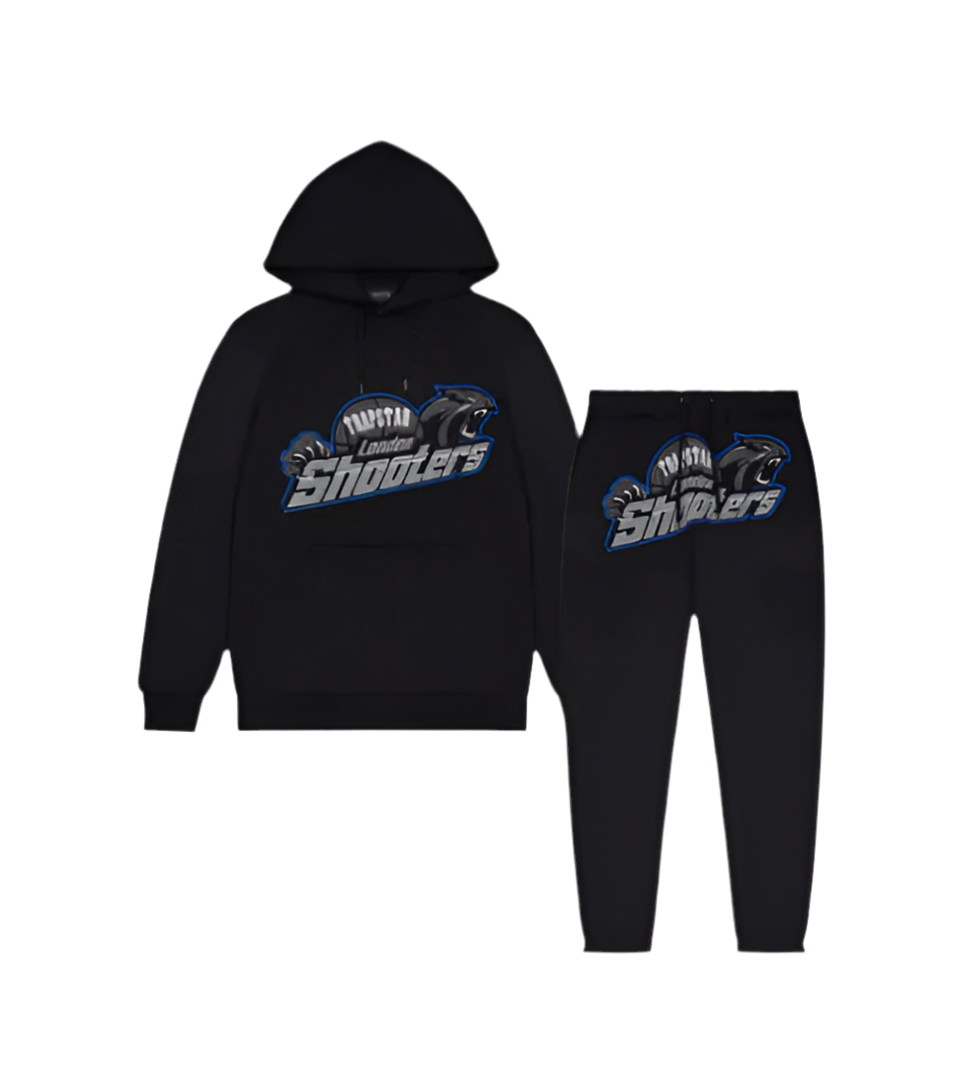 Trapstar Shooters Tracksuit - Preto/azul