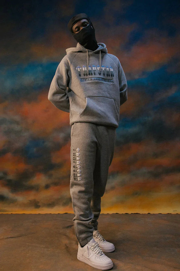 Trapstar Decoded Hooded Tracksuit - 2.0 Grey