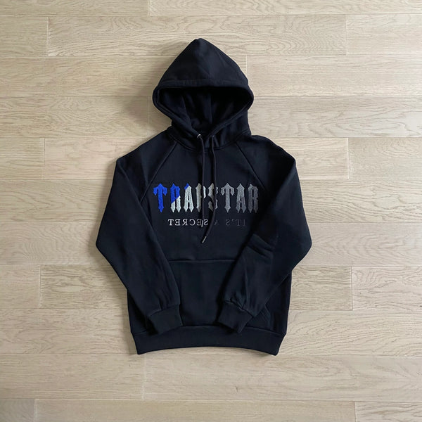 Trapstar Decoded Hooded Tracksuit - Preto/azul
