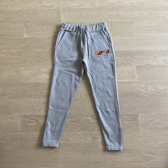 Trapstar Decoded Hooded Tracksuit - Cinza/Laranja
