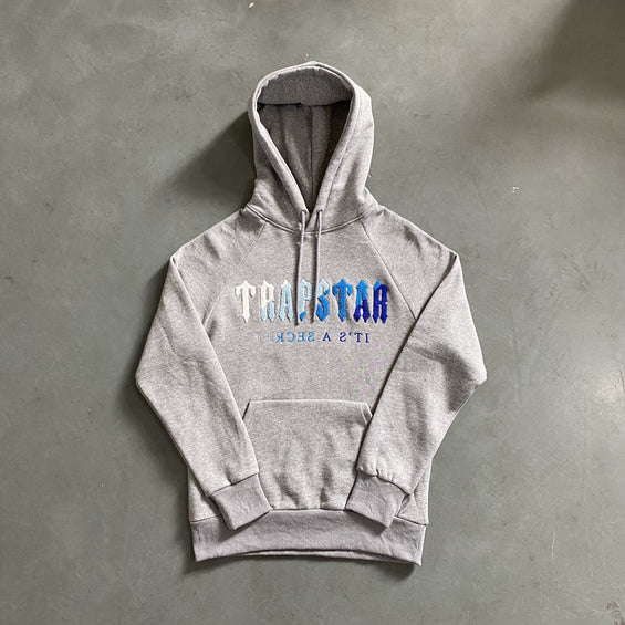 Trapstar Decoded Hooded Tracksuit - Cinza/azul