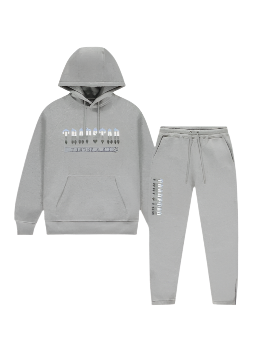 Trapstar Decoded Hooded Tracksuit - 2.0 Grey
