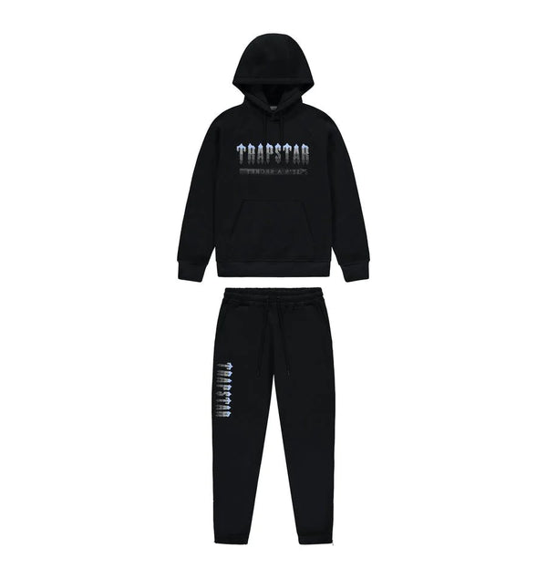 Trapstar Decoded Hooded Tracksuit - 2.0 Black