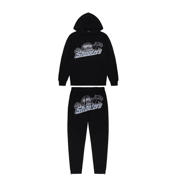 Trapstar Shooters Tracksuit - Black Sky Blue