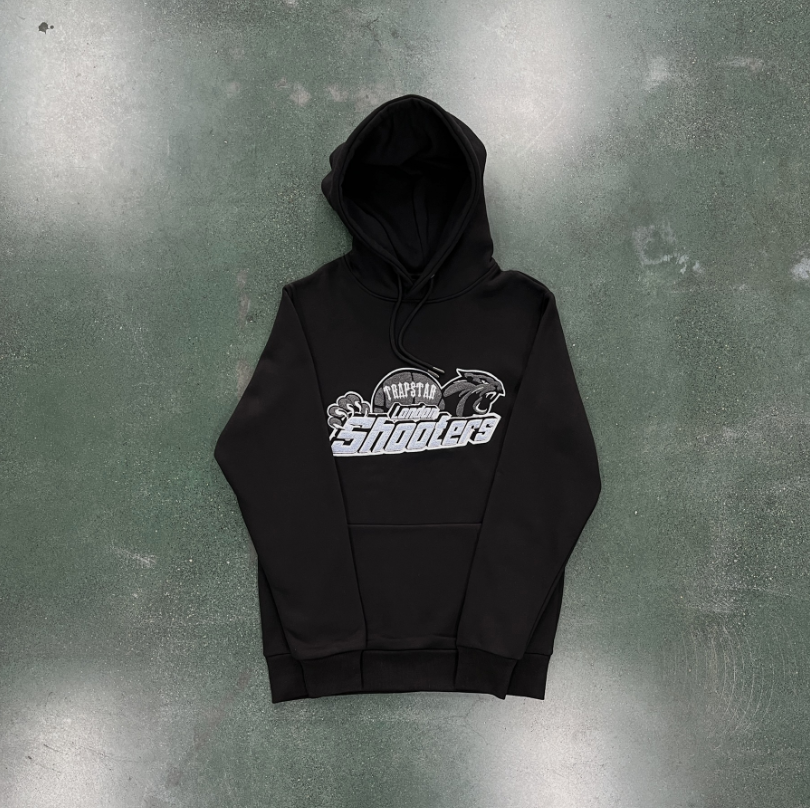 Trapstar Shooters Tracksuit - Black Sky Blue