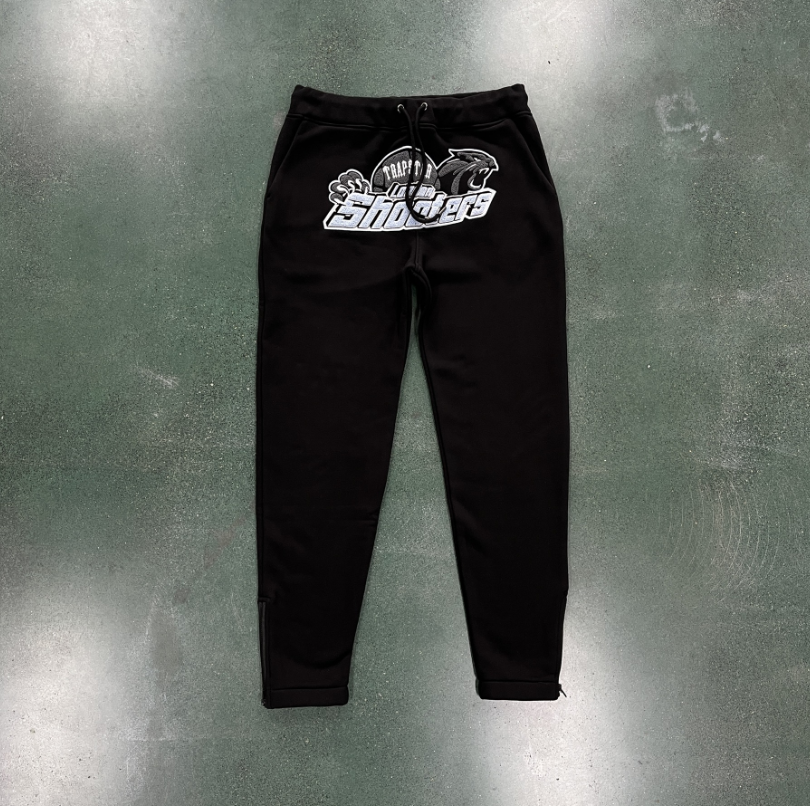 Trapstar Shooters Tracksuit - Black Sky Blue