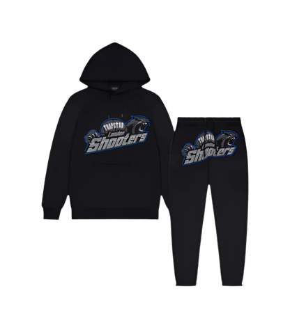 Trapstar Shooters Tracksuit - Preto/azul