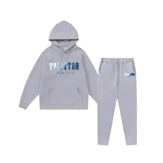 Trapstar Decoded Hooded Tracksuit - Cinza/azul