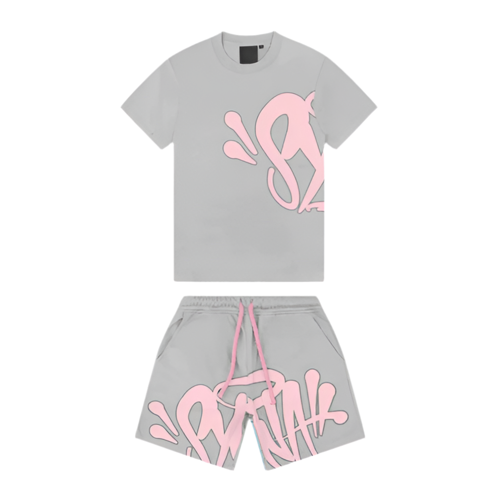 Syna Set - Grey/pink