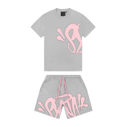 Syna Set - Grey/pink