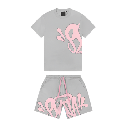 Syna Set - Grey/pink