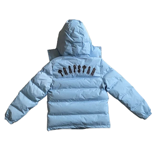 Trapstar Irongate Jacket Detachable Hood Ice Blue