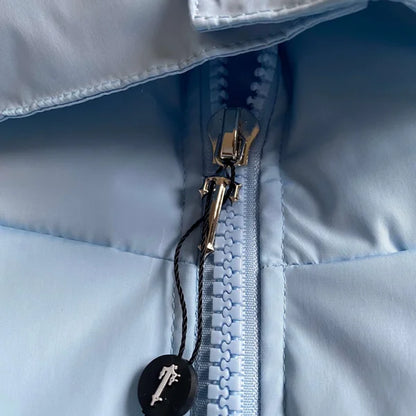 Trapstar Irongate Jacket Detachable Hood Ice Blue