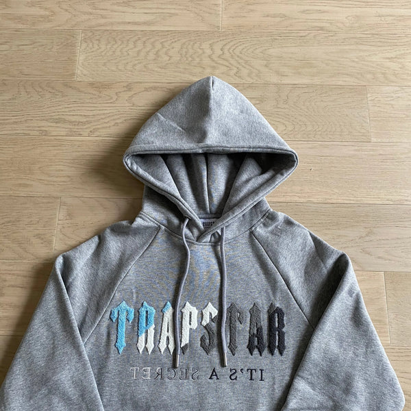 Trapstar Decoded Hooded Tracksuit - Cinza/azul