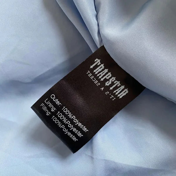 Trapstar Irongate Jacket Detachable Hood Ice Blue