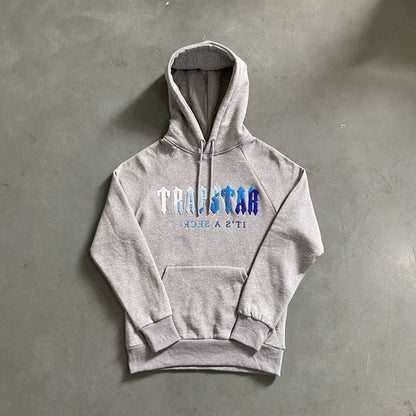 Trapstar Decoded Hooded Tracksuit - Cinza/azul