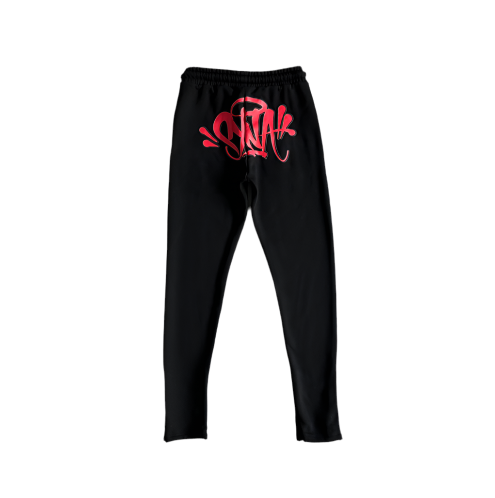 Syna Tracksuit - BLACK/ RED