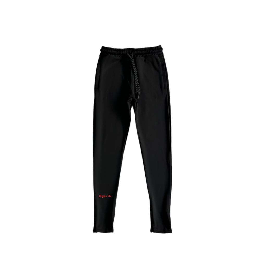 Syna Tracksuit - BLACK/ RED