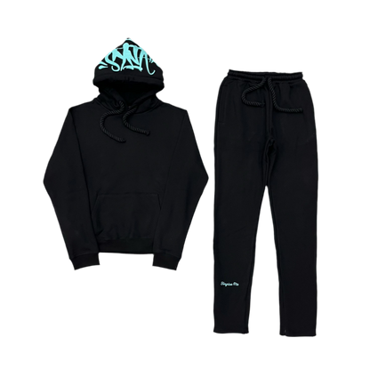 Syna Tracksuit - BLACK /BLUE
