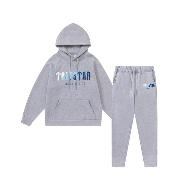 Trapstar Decoded Hooded Tracksuit - Cinza/azul