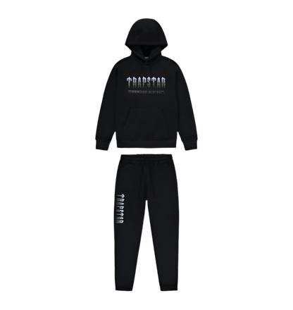 Trapstar Decoded Hooded Tracksuit - 2.0 Black