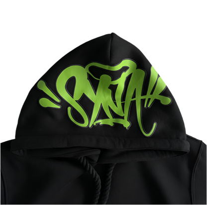 Syna Tracksuit - BLACK/GREEN