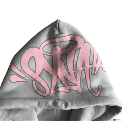 Syna Tracksuit - CINZENTO/ ROSA