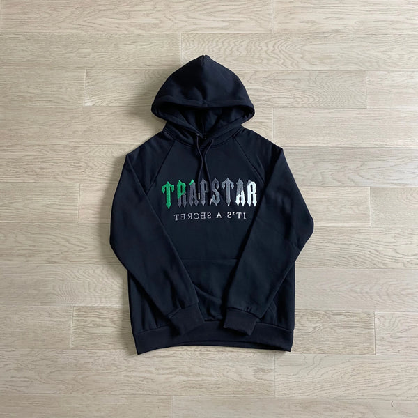 Trapstar Decoded Hooded Tracksuit - Preto/verde