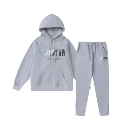 Trapstar Decoded Hooded Tracksuit - Cinza/azul