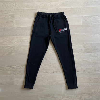 Trapstar Decoded Hooded Tracksuit - Preto/vermelho