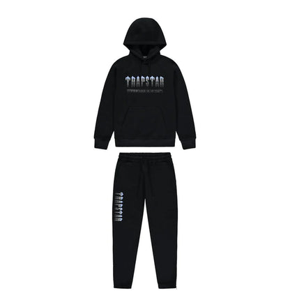 Trapstar Decoded Hooded Tracksuit - 2.0 Black