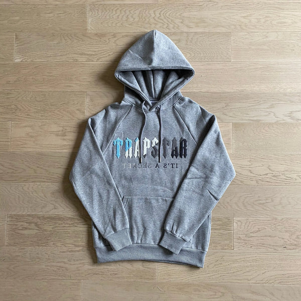 Trapstar Decoded Hooded Tracksuit - Cinza/azul